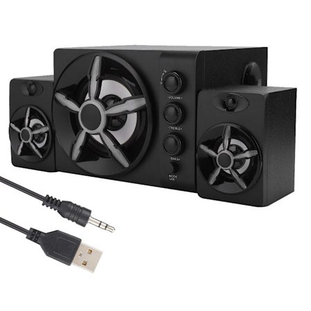 Skrivbordsdator 2.1 Subwoofer för Telefoner/Surfplattor
