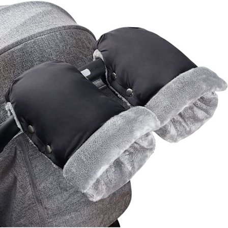 Barnevognshandsker, bløde og varme vindtætte og vandtætte handsker til barnevogne