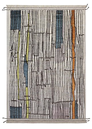 Annodato A Mano Berber Style Tappeto 278X390 Di Lana Largo