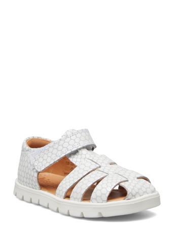 Bisgaard Carlo Shoes Summer Shoes Sandals Hvit Bisgaard*Betinget Tilbud