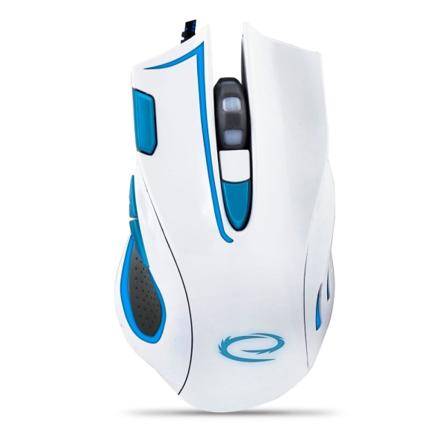 LANGALLINEN PELIHIIRI 7D OPT. USB MX401 HAWK WHITE-BLUE - täydellinen