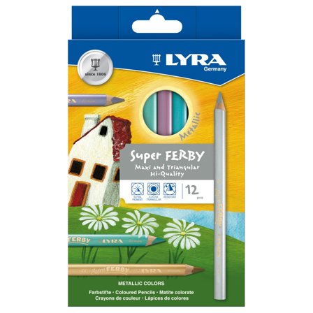 Lyra Super Ferby Metallic (+3 ans) Lot de 12