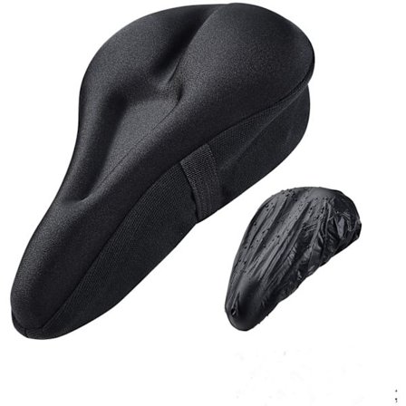 Sykkelsete putetrekk - Gelpute sykkelsetetrekk for menn kvinner