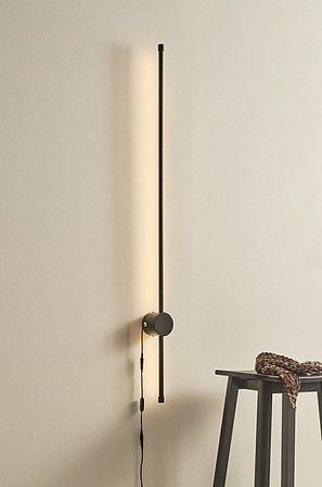 Jotex - ALISO seinävalaisin, LED 120 cm Mattamusta - Osta Seinävalaisimet Jotex