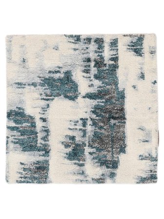 Dywan Contemporary Design 60X60 Kwadratowy Szary/Pomarańczowy (Wełna, Indie)