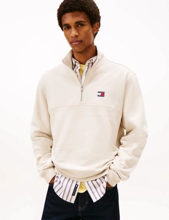 Tommy Jeans Tjm Reg Badge Qz Ext - White - XL