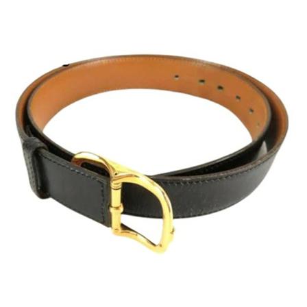 Hermès Vintage, Pre-owned Leather belts Zwart, Dames, Maat:ONE Size