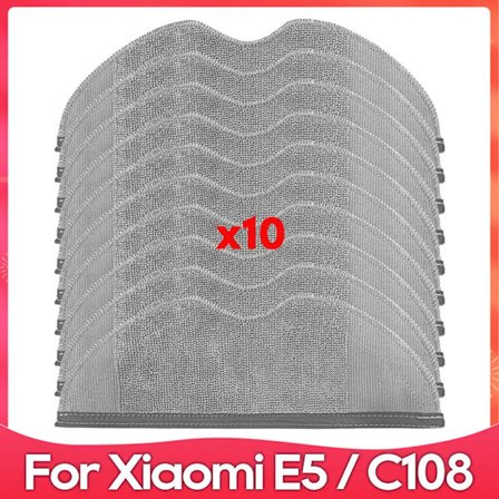 Passer til (Xiaomi Robot Vacuum E5 / C108 / CDZC108 / BHR7969EU) Sidebørste Moppefilter Robot Støvsuger Tilbehør Reservedel