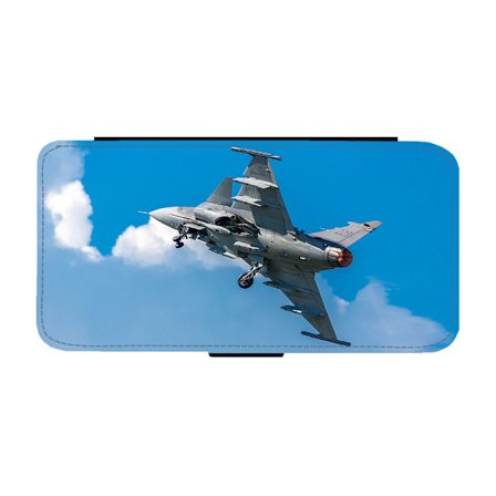 Saab JAS 39 Gripen Jaktplan Samsung Galaxy S23 Ultra Flip Mobilfodral