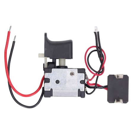 Ledningsfri Lithium Batteri Boremaskine Elektrisk Skruenøgle Hastighedskontrol Triggerkontakt med Lys 7,2 til 24V