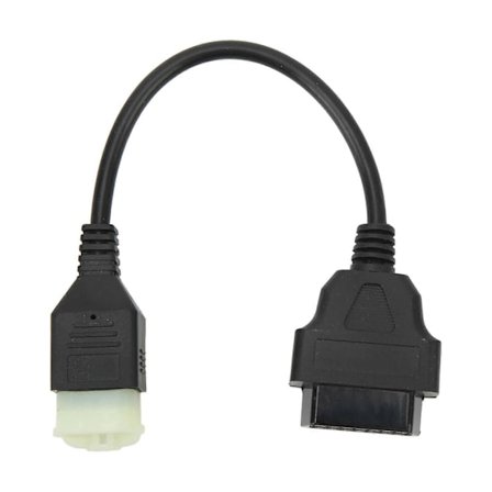 6-pin OBD2 diagnostisk adapterkabel, stabil overføring for motorsykkel Tune ECU-programmering [DB]