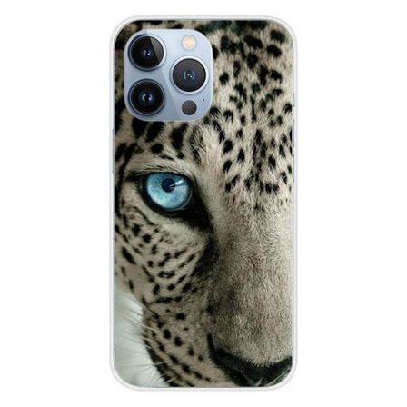Siliconeskal - Kompatibel med Apple iPhone 13 Pro - leopardöga design