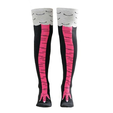 50% ALENNUS, Uutuus Hauskat Hullut Kanan Jalat Sukat Polvikorkeat Kalkkunasukat Hauskat Lahjat, Kuuma