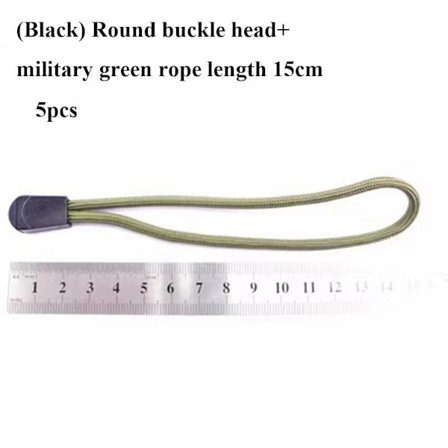 5 stk Tauhaleklemme Glidelåstrekk 9 9