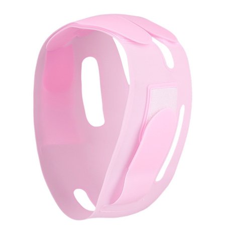 Silikoninen kasvomaski: Kiinteyttävä ja kohottava kasvojen muotoilija Pink