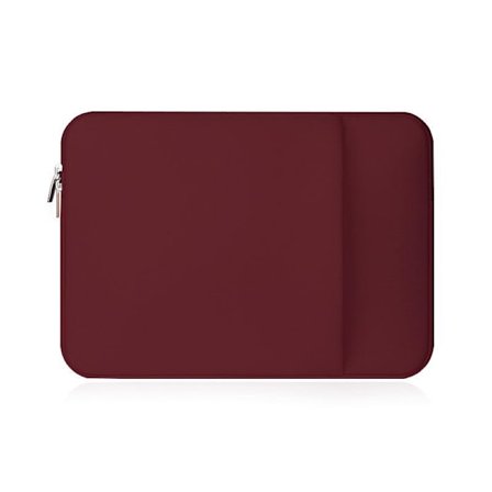 14-tommers laptop-sleeve beskyttende myk polstret glidelåsdeksel bæreveske for datamaskin Claret