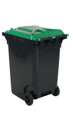 Swedmach 2136031302 Avfallsbeholder 360 l Grønt lokk, Lager & miljø