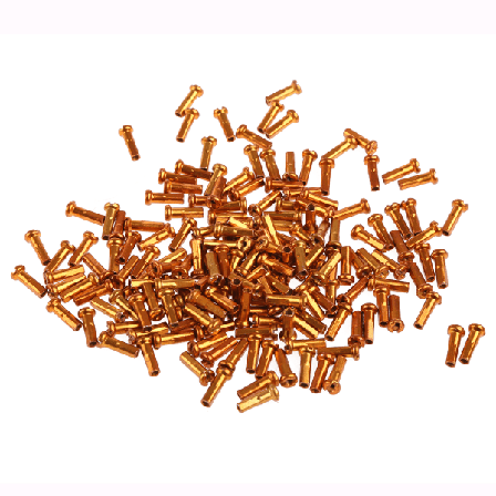 60st/pack MTB Bike Road Cykelnipplar 14G 14mm 2.0mm Ultralätt höghållfast färgglada ekrar Nippel Bike Ekerlock Gold