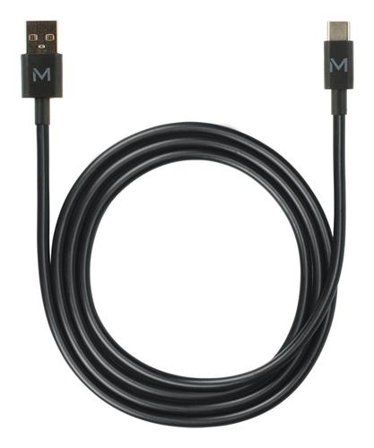 MOBILIS ENERGIA CABLE - USB A / USB C 1M - BLACK CABL