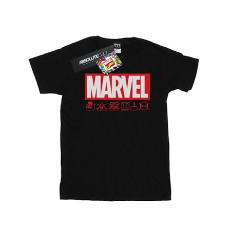 Marvel Herr Logo Wash Care T-shirt 5XL Svart