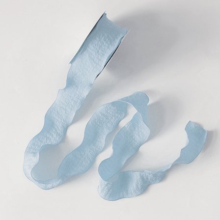 Chiffonband 1-1/2" x 10 meter Bomullsruffle Presentinslagning Bakdekor Festdekor Rustik Bröllopsinbjudan