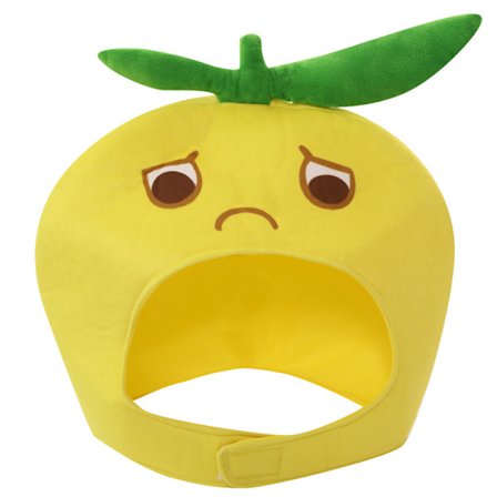 1 gult citron pannband, frukt hatt, ny headwear cosplay