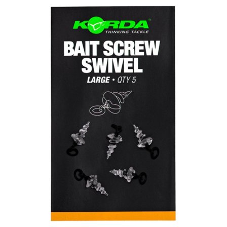 Korda Micro Ring Swivel Bait Screw Large (5pcs)