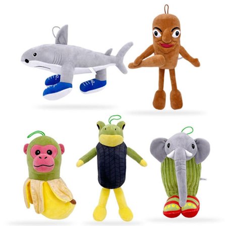 30 cm Italiensk Brainrot Plys Legetøj Fyldt Dukke Tralalelo Tralala Plys Tungtungtung Sahur Lirili Larila Bananini bløde puder