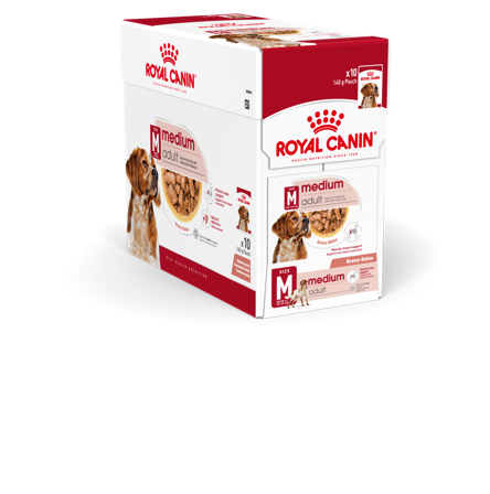 Royal Canin - SHN Medium Adult våtfôr for hunder 140 g x 10 stk - Hund - Hundefôr & hundemat - Våtfôr & våtmat - ZOO.no