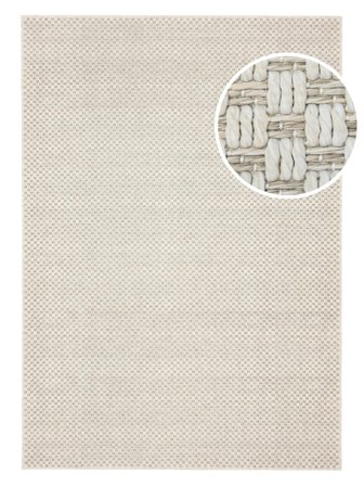 Washable Indoor/Outdoor Rug Benni Beige/White Oeko-Tex