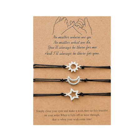 Vänskapskort Armband Långdistansförhållande Armband Lova Armband Fest Födelsedagspresent till bästa vänner