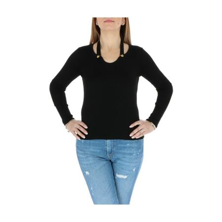Pinko, Senegal Jumper Zwart, Dames, Maat:M