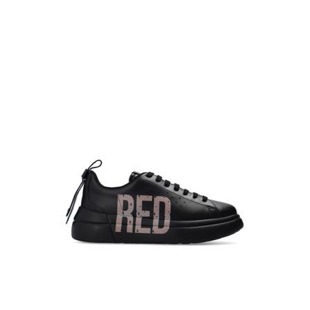 RED Valentino Sneakers with logo Sort, Dame, Størrelse: 36 EU