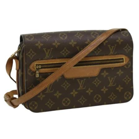 Louis Vuitton Vintage, Pre-owned Bag Bruin, Dames, Maat:ONE Size,leer
