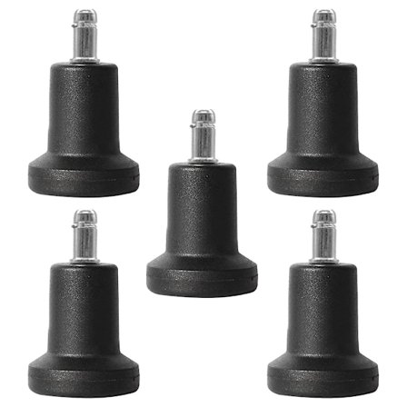 5 kappaletta korvaavat toimistotuolin rullapyörät, pyörivät tuolin pyörät, kiinteät jalat