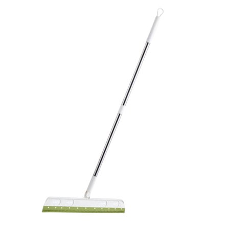 Baderomsgulvskrape Myk Silikon Gulvfeie Multifunksjon Glassvindusvisker Grønn