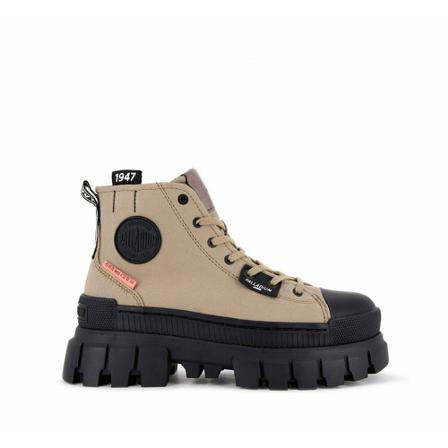 Palladium, Lace-up Boots Beige, Dames, Maat:38 EU