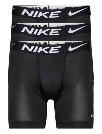 NIKE Underwear Boxer Brief Long 3Pk - Black - L