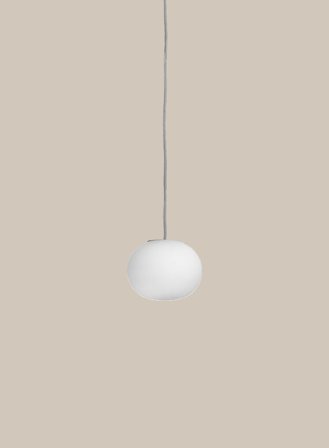 Mini Glo-Ball S taklampe - hvit