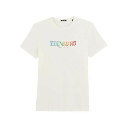 Eden Park, Round neck t-shirt Wit, Heren, Maat:XL