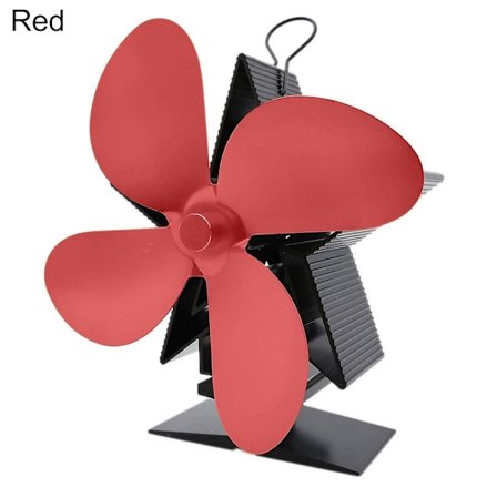 Öppen spis Fläkt Braskamin RÖD red