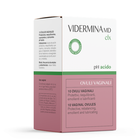 Vidermina CLX Ovuli 10 Pezzi Igiene Intima Sicura e Delicata
