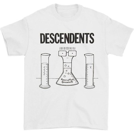 Descendents Hypercafium White Tee T-shirt