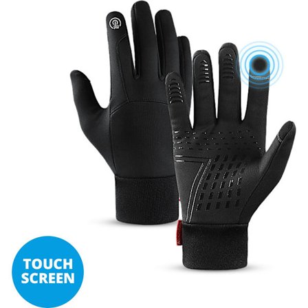 Tuulenpitävät Vedenpitävät Kosketusnäyttökäsineet Naisille u0026 Miehille Musta Koko M Yhteensopiva Proofyn kanssa