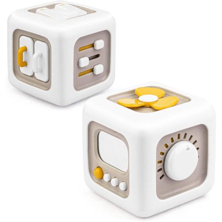 Aktiivisuuskuutio taaperoille, Montessori-lelulahja lapsille, matkalelu 1–3-vuotiaille
