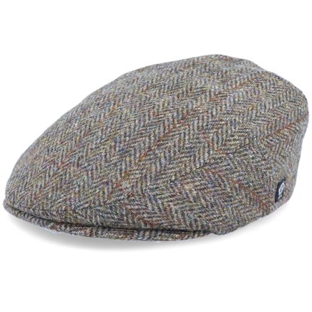 CTH Ericson - Groen flatcap Cap - Edward Sr. Harris Tweed Green Flat Cap @ Hatstore
