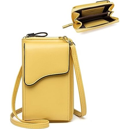 Liten skinnskulderveske, crossbody-veske, mobiltelefonlommebok, lett crossbody-håndveske for kvinner