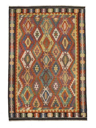 Kelim Afghan Old Style Vloerkleed 205X292 Wol
