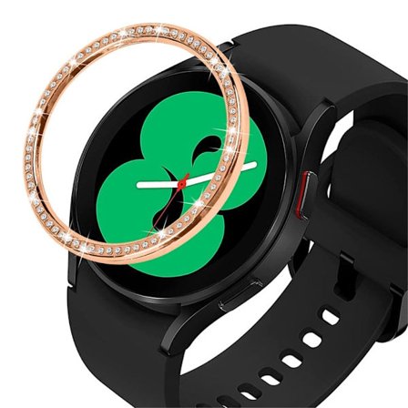 Samsung Galaxy Watch Active 2 - 40mm / Watch Active strassdekorationsring - Roséguld