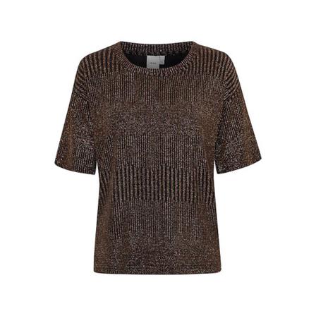 Ichi, T-Shirts Bruin, Dames, Maat:L